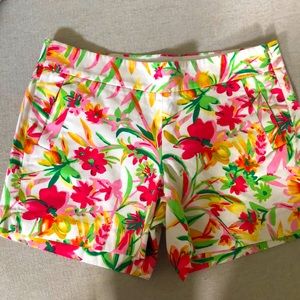 JCrew tropical print shorts